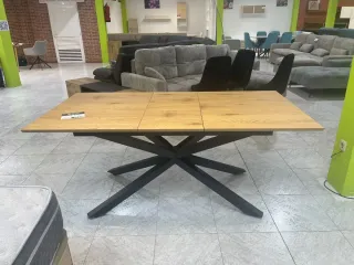 Mesa extensible madera y metal