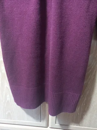 Vestido de punto H&M morado talla M