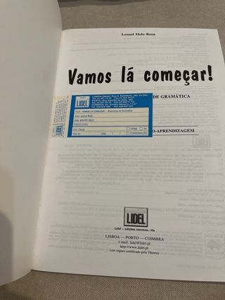 Vamos La Commencar: Gramatica