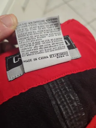 Salopette sci Kappa originale rossa