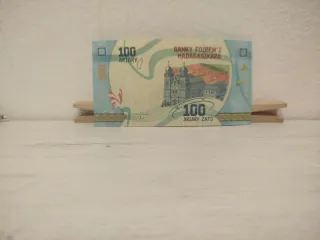 Billete 100 Ariary Madagascar