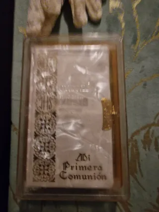 Libros Comunión 50 añ Antiguos Nacar Niña Niño Cru