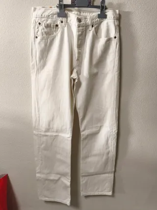 Levi's 501 Jeans Blancos