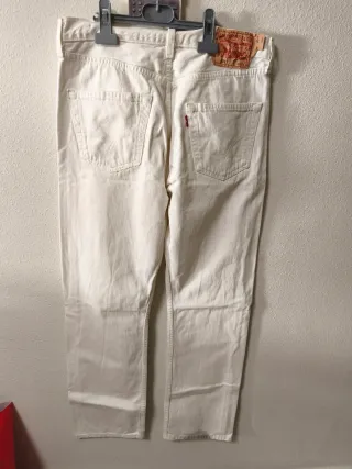 Levi's 501 Jeans Blancos