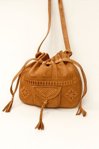 Bolso Saco Knöt Piel Grabada