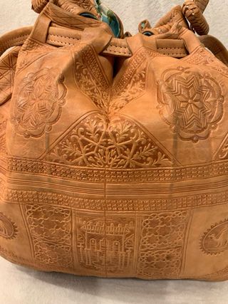 Bolso Saco Knöt Piel Grabada