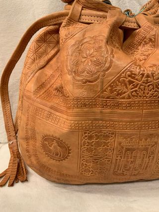 Bolso Saco Knöt Piel Grabada