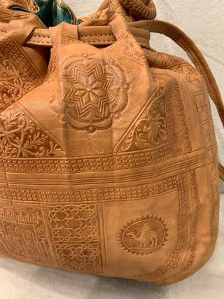 Bolso Saco Knöt Piel Grabada