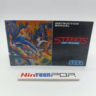 Manual Streets of Rage Sega Mega Drive