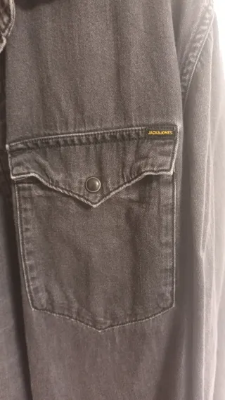 Camisa vaquera negra Jack & Jones
