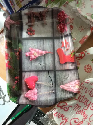 Vassoio Natale 5 pezzi