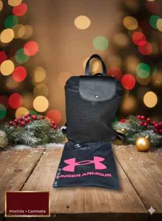 Mochila y Camiseta Under Armour Talla S