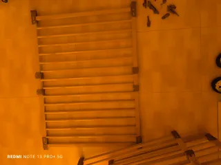 Barrera de seguridad de madera