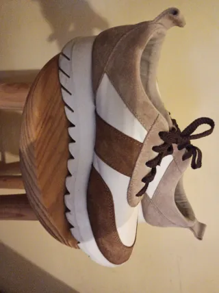 Zapatillas Zara trafaluc Beige Talla 38