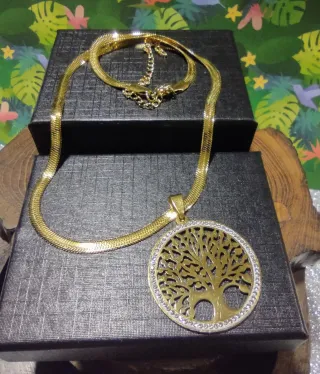 Gran Colgante Acero Árbol de la Vida