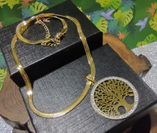 Gran Colgante Acero Árbol de la Vida