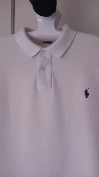 Polo Ralph Lauren Camiseta Manga Larga Blanca