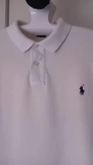 Polo Ralph Lauren Camiseta Manga Larga Blanca
