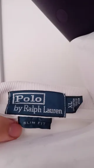 Polo Ralph Lauren Camiseta Manga Larga Blanca