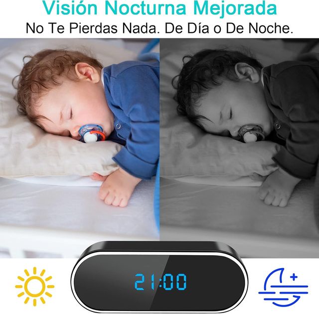 Cámara Espía Oculta WiFi, 2,4G/5G Mini reloj