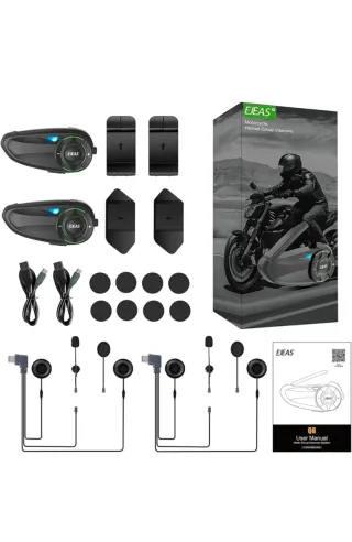 Ejeas Q8 Intercomunicador Moto