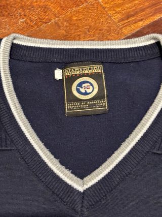 Napapijri Maglione Blu Scollo V