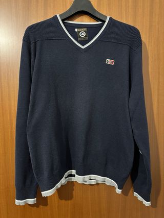 Napapijri Maglione Blu Scollo V