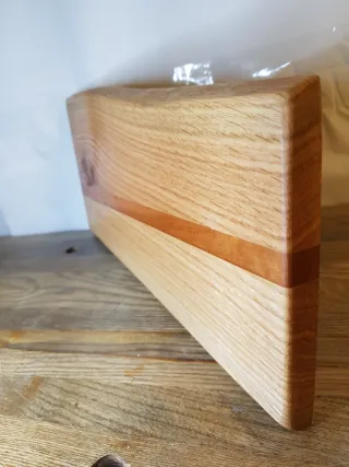 Tagliere artigianale rovere e ciliegio