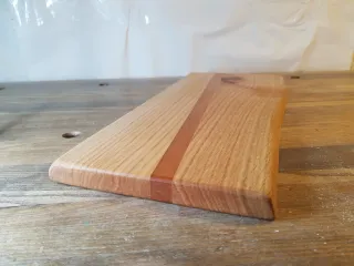 Tagliere artigianale rovere e ciliegio