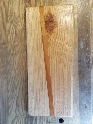 Tagliere artigianale rovere e ciliegio