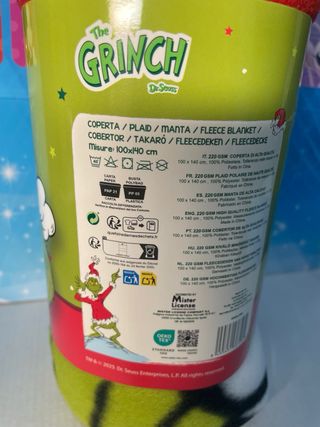 Set Grinch Plaid + Cuscino Disney