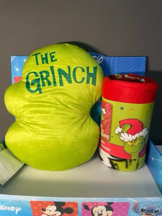 Set Grinch Plaid + Cuscino Disney