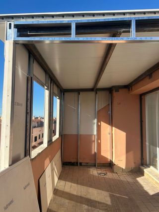 Cerramiento de terraza metálico