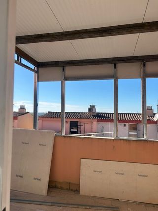 Cerramiento de terraza metálico