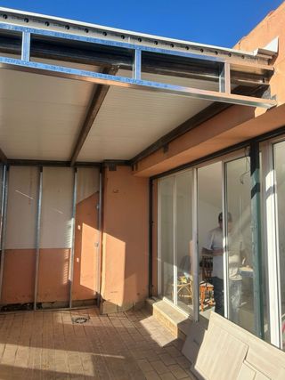 Cerramiento de terraza metálico