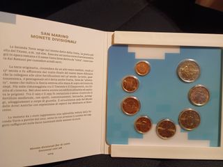 San Marino 2019 kms 1 céntimo 2 euros € divisional