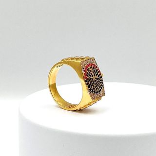 SELLO CUADRADO RELOJ 18K