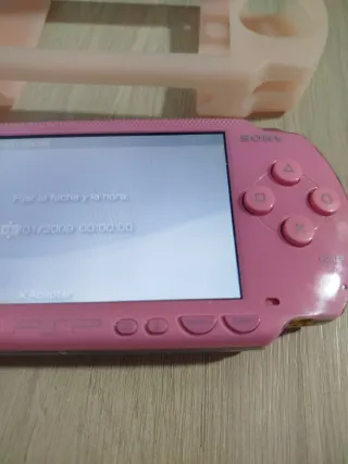 PSP rosa con cargador