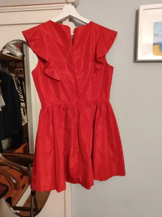Vestido Rojo Zara Talla M