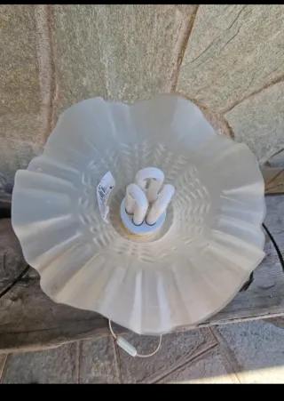 Lampada vintage tavolo anni '60 verde