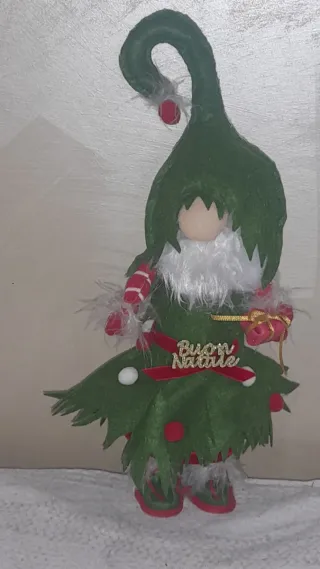 Decorazione Natalizia elfo Stoffa