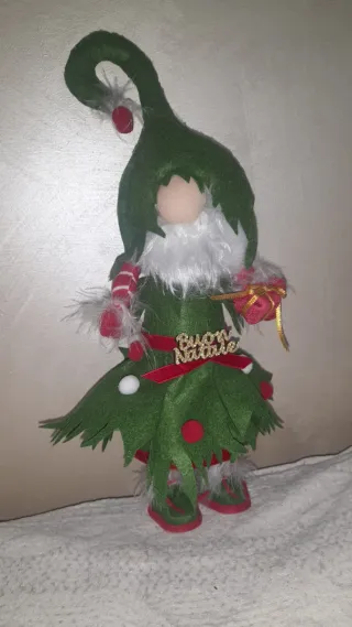 Decorazione Natalizia elfo Stoffa