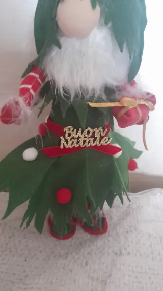 Decorazione Natalizia elfo Stoffa