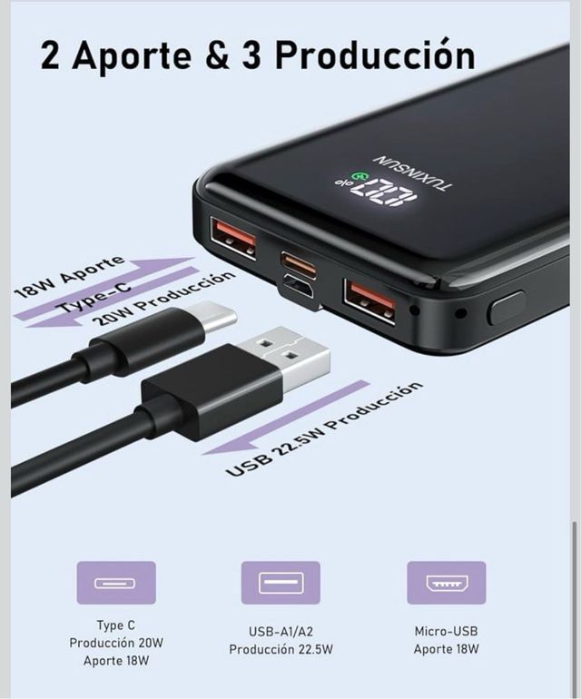 Powerbank 20000mAh 22.5W