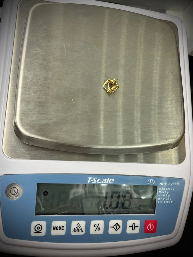 Pendientes Oro 18K 1,08 gr