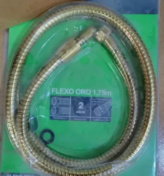 Manguera Ducha Flexo Oro 1,75m Nueva