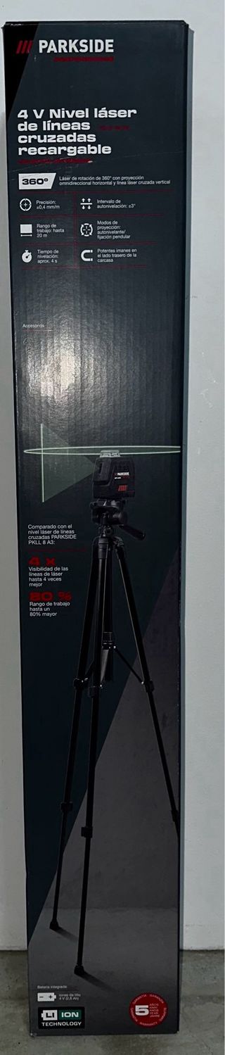 Nivel Láser Parkside Performance 360° PKLLP 360