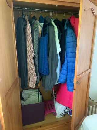 Armario ropero provenzal de madera