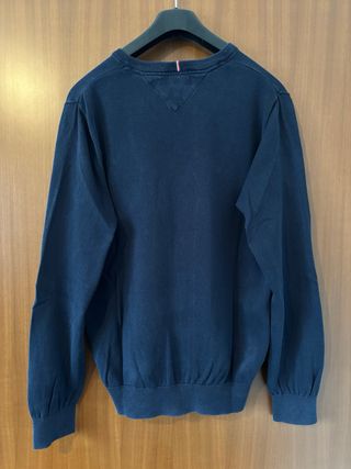 Maglione Blu V-Neck Tommy Hilfiger