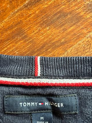 Maglione Blu V-Neck Tommy Hilfiger